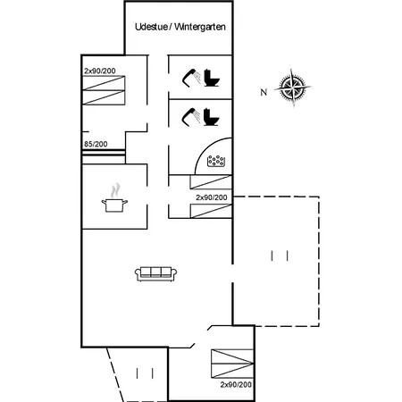 Kadir - 500m From The Sea By Interhome 別荘 ブラーバンド